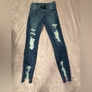 American Eagle Outfitters Dark Blue Jeans.